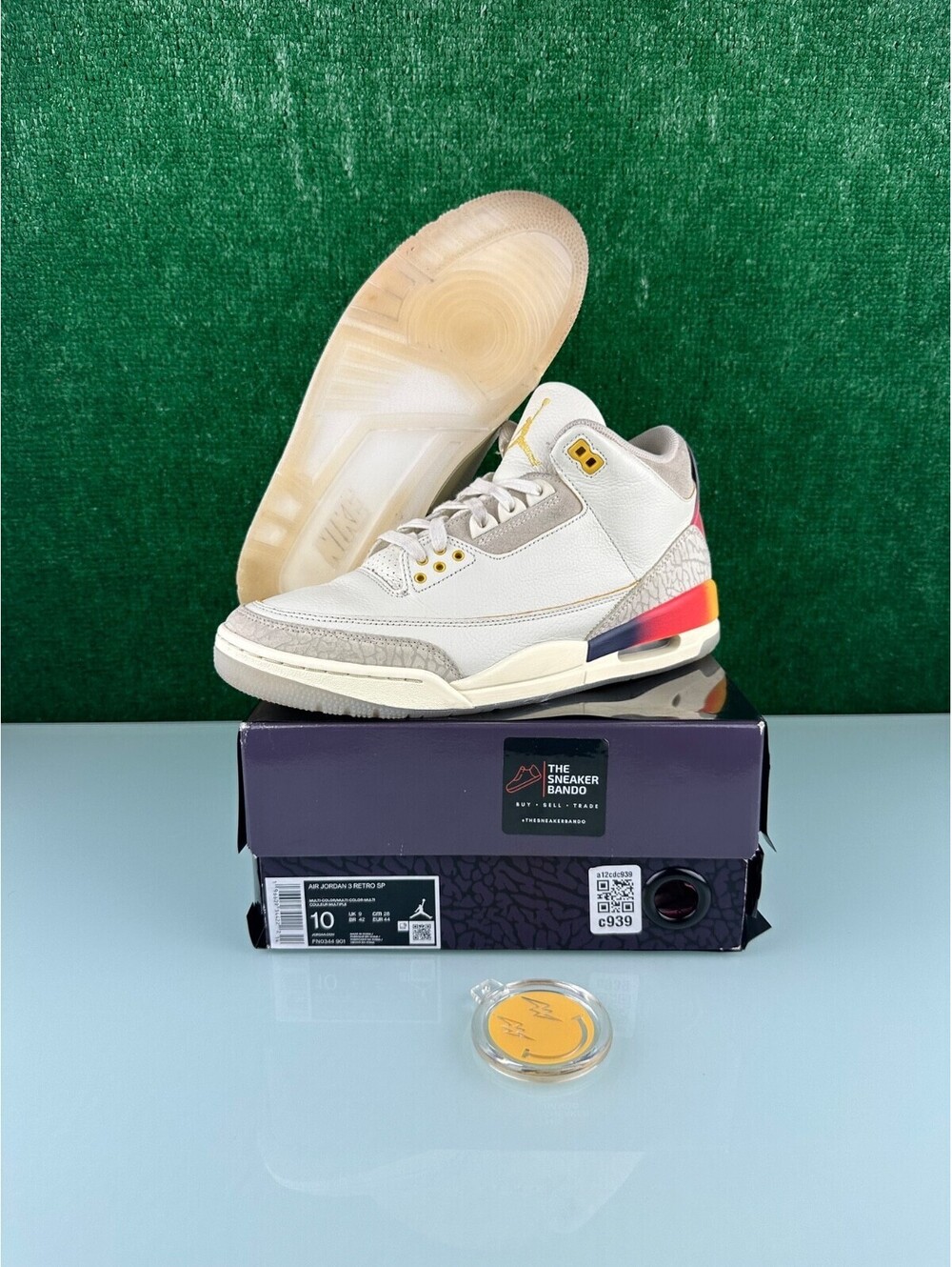 Size 10 - Jordan 3 Retro x J. Balvin Mid Medellin Sunset